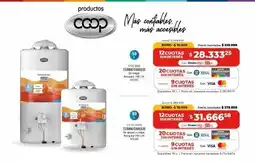 Cooperativa Obrera Coop termotanque oferta