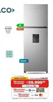 Cooperativa Obrera Co op refrigerador oferta