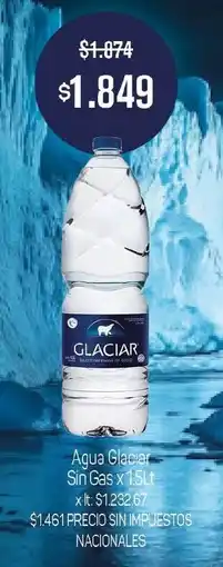 Makro Glaciar agua sin gas oferta
