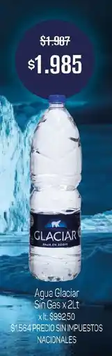 Makro Glaciar agua sin gas oferta