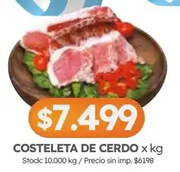 Cordiez Costeleta de cerdo oferta