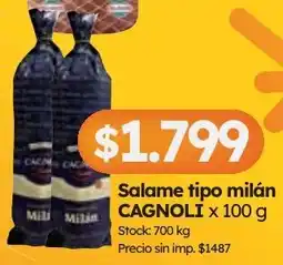 Cordiez Cagnoli salame tipo milán oferta