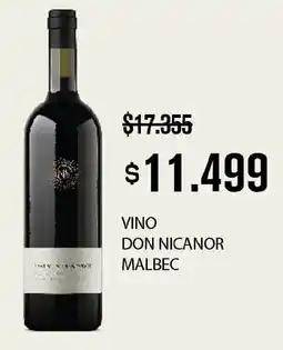Makro Don nicanor malbec vino oferta