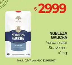 Nini Mayorista Nobleza gaucha yerba mate suave rec. oferta