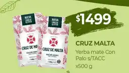 Nini Mayorista Cruz de Malta yerba mate con palo s/tacc oferta