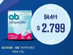 Makro O.b siempre libre tampones mini oferta