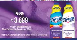 Makro Ayudin ropa quitamanchas oferta