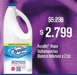Makro Ayudin ropa quitamanchas blancos intensos oferta