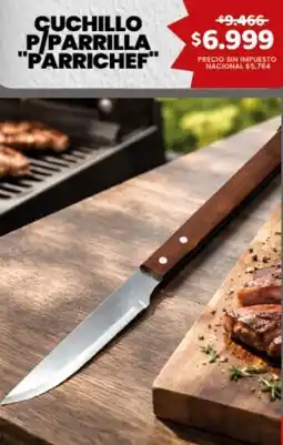 Makro Parrichef cuchillo p/parrilla oferta