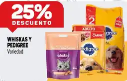 Makro Whiskas y pedigree variedad oferta