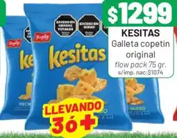Almacor Kesitas galleta copetín original flow pack oferta