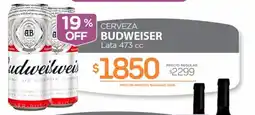 Alvear Budweiser cerveza lata oferta