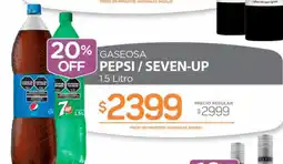 Alvear Pepsi / seven-up gaseosa oferta