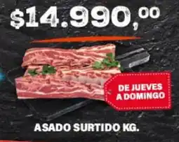 Supermercados Damesco Asado surtido oferta