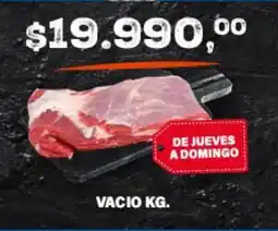 Supermercados Damesco Vacio oferta