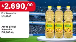 Supermercados Damesco Primordial aceite girasol pet. oferta