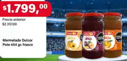 Supermercados Damesco Dulcor mermelada pote frasco oferta