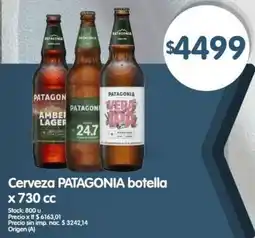 Supermercados Buenos Días Patagonia cerveza botella oferta