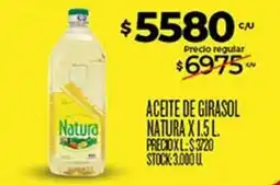 Supermercados DIA Natura - aceite de girasol oferta