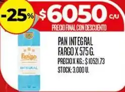 Supermercados DIA Fargo - pan integral oferta