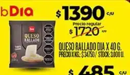 Supermercados DIA Dia - queso rallado oferta