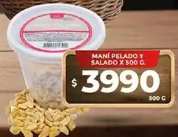 Supermercados DIA Maní pelado y salado oferta