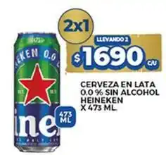 Supermercados DIA Heineken - cerveza en lata 0.0 % sin alcohol oferta
