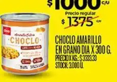 Supermercados DIA Dia - choco amarillo en grano oferta
