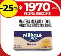 Supermercados DIA Milkaut - manteca oferta