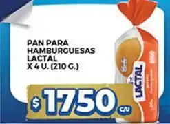 Supermercados DIA Lactal - pan para hamburguesas oferta