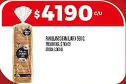 Supermercados DIA Pan blanco familiar oferta