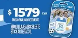 Supermercados DIA Maquillaje albiceleste stick artista x u oferta