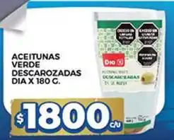 Supermercados DIA Dia - aceitunas verde descarozadas oferta