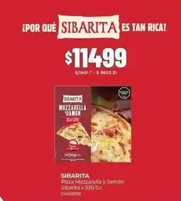 Diarco Sibarita - pizza mozzarella y jam uevo n oferta