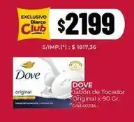 Diarco Dove - jabón de tocador original x 90 gr. cód:40234 oferta