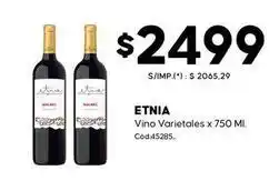 Diarco Etnia - vino varietales x 750 ml. cód.45285 oferta