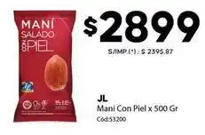 Diarco Jl - mani con piel x 500 gr cód:53200 oferta