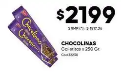 Diarco Chocolinas - galletitas x 250 gr. cod.32230 oferta