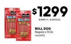 Diarco Bull dog - regaliz x 75 gr. cód.24915 oferta