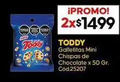 Diarco Toddy - galletitas mini chispas de chocolate x 50 gr. cód:25207 oferta