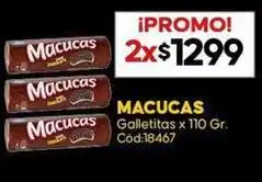 Diarco Macucas - galletitas cód:18467 oferta