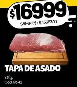 Diarco Tapa de asado oferta