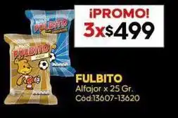 Diarco Fulbito - fulbito alfajor x 25 gr. cód:13607-13620 oferta