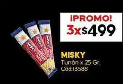 Diarco Misky - turrón x 25 gr. cód:13588 oferta