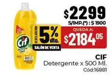 Diarco Cif - detergente active gel oferta
