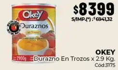 Diarco Okey - durazno en trozos oferta