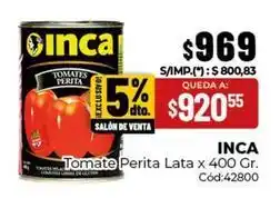 Diarco Inca - tomate perita lata oferta