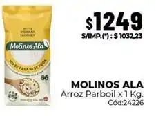 Diarco Molinos ala - arroz parboil x 1 kg. cód:24226 oferta