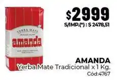 Diarco Amanda - yerba mate tradicional x 1 kg oferta