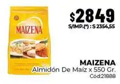 Diarco Maizena - almidón de maíz x 550 gr. cód:21888 oferta